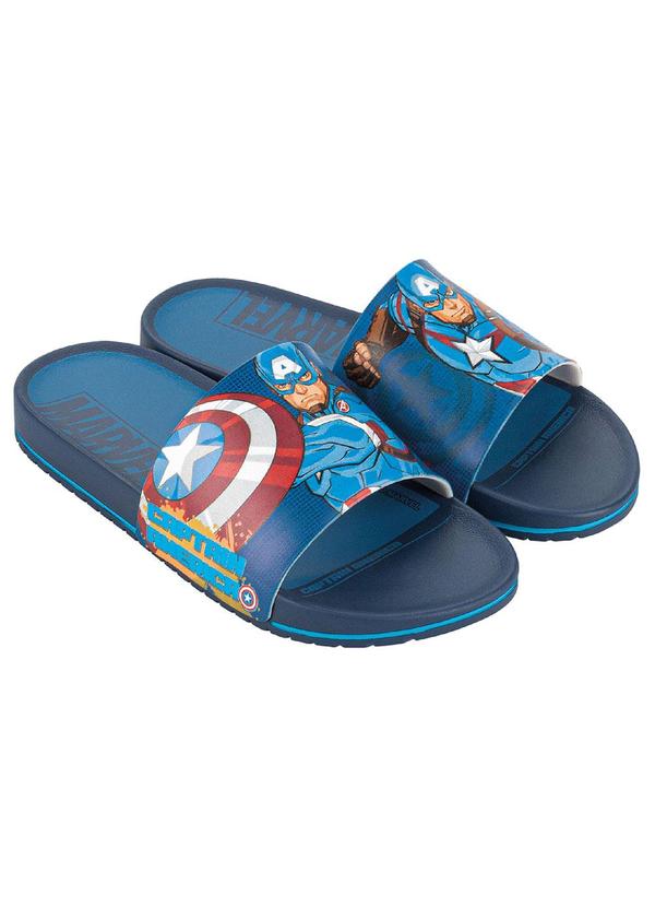 Chinelo Marvel Hero Squad Azul