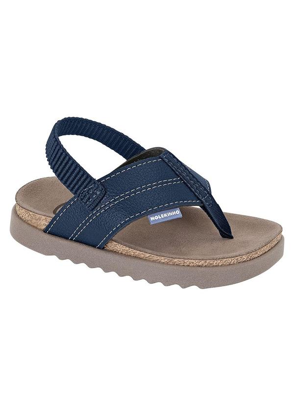 Chinelo Molekinho Marinho com Elástico