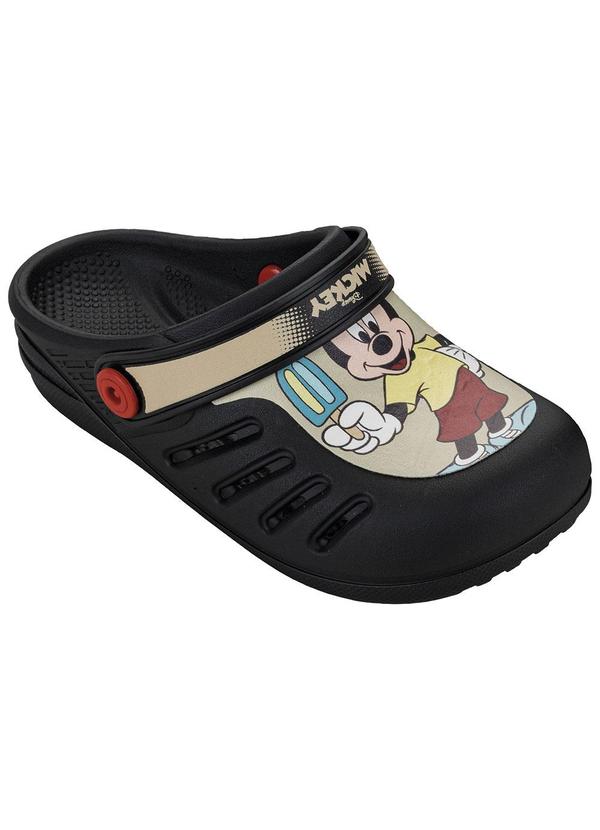 Babuche Infantil Disney Snug Preto