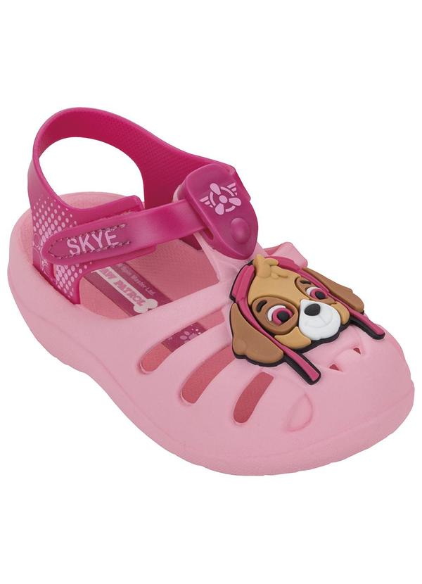 Vista 2 Babuche Patrulha Canina Space Rosa GRENDENE KIDS GRENDENE KIDS