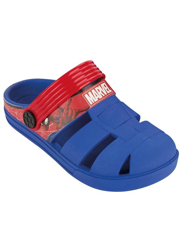 Vista 2 Sandália Babuche Infantil Marvel Revolution Azul GRENDENE KIDS GRENDENE KIDS