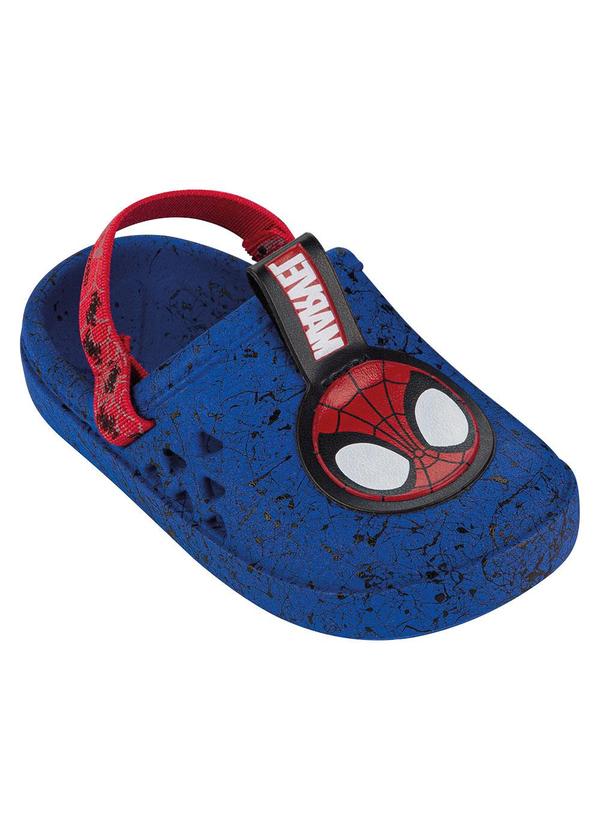 Vista 2 Sandália Babuche Infantil Marvel Round Azul GRENDENE KIDS GRENDENE KIDS