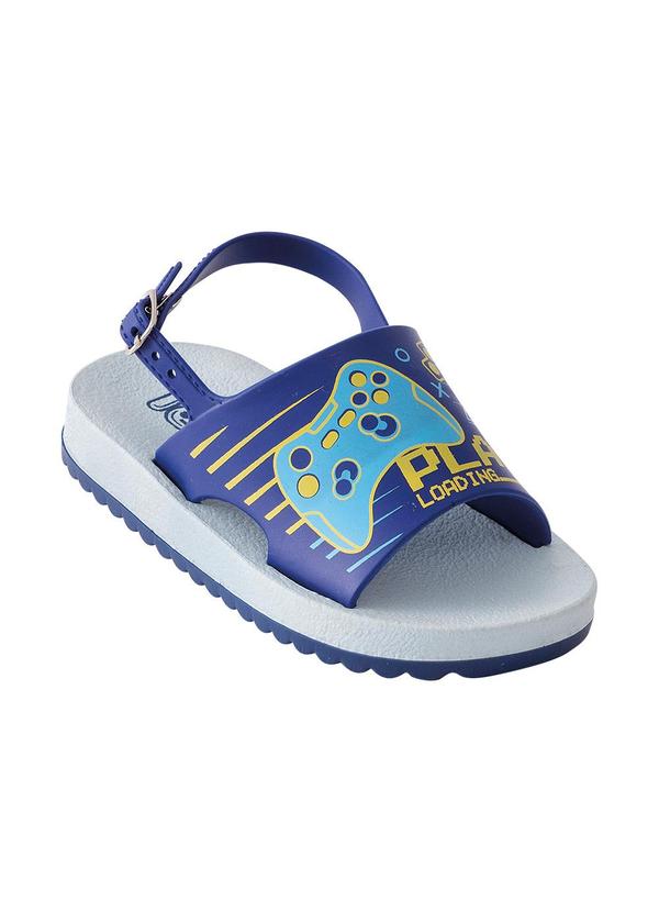 Sandália Infantil Azul em Pvc