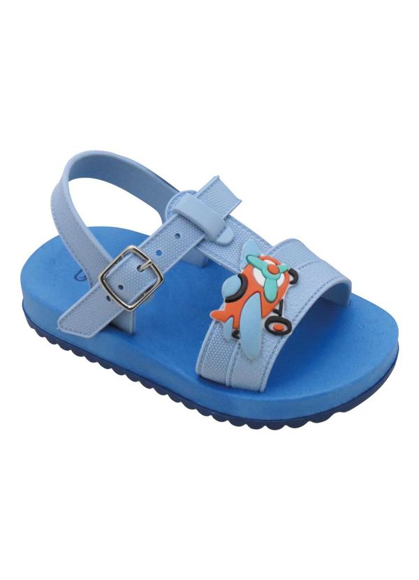 Sandália Infantil Azul em Pvc