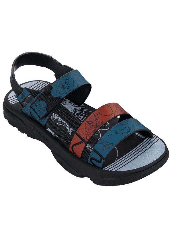Vista 2 Sandalia Marvel Hero Preto GRENDENE KIDS GRENDENE KIDS