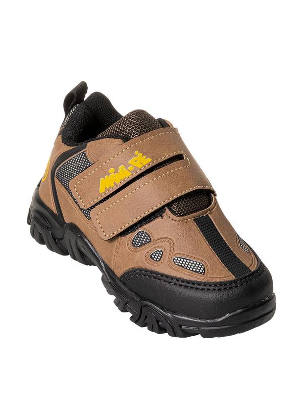Tênis Infantil Café com Velcro