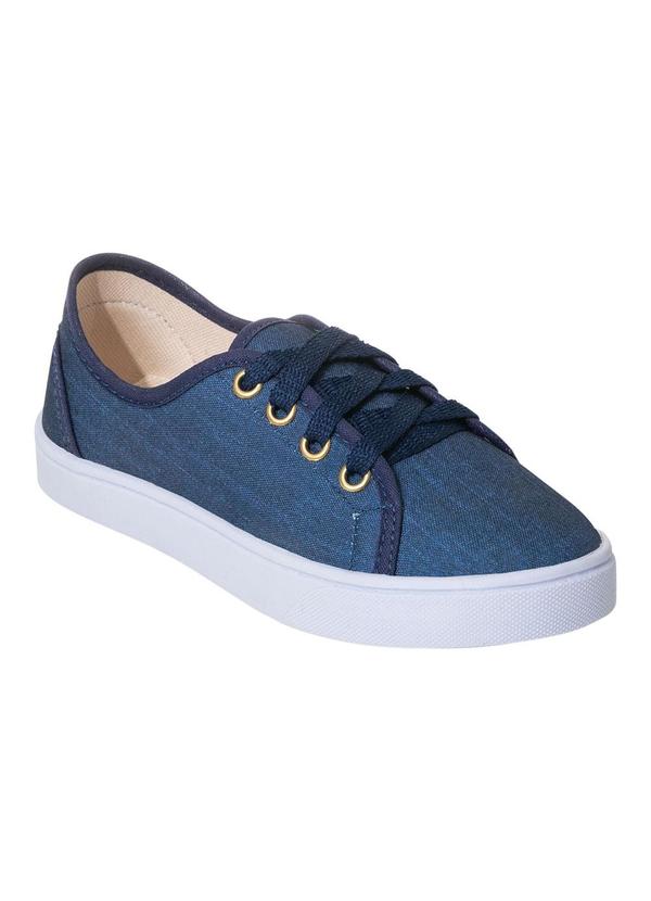 Vista 2 Tênis Infantil Jeans com Sola Flexível Perfecta Perfecta