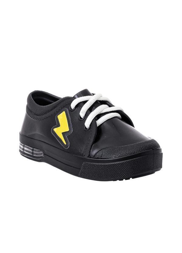 Vista 2 Tênis Infantil Preto com Led Perfecta Perfecta