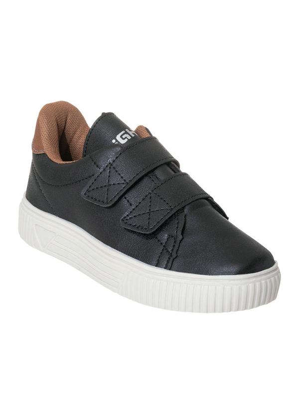 Tênis Infantil Preto com Velcro Duplo