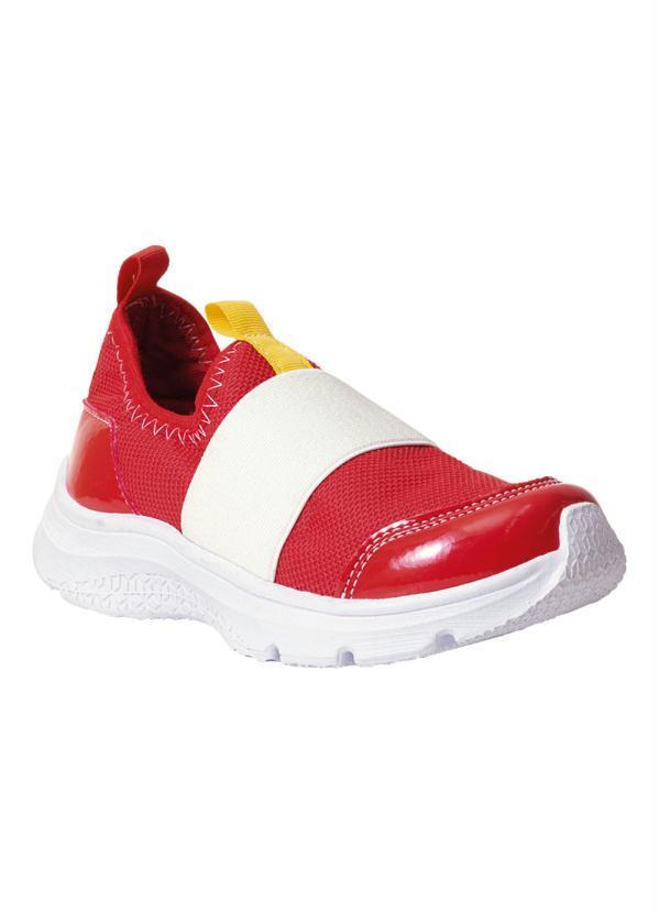 Tênis Infantil Vermelho com Elástico