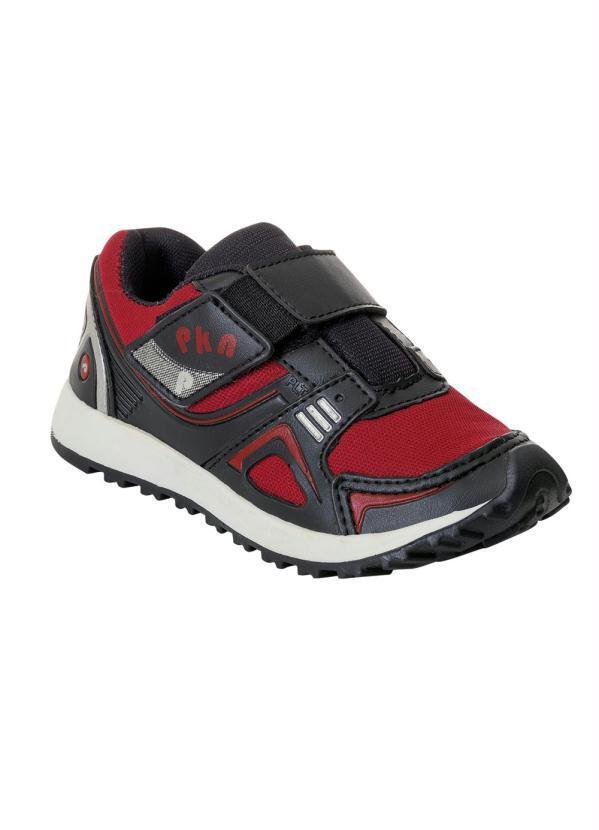 Tênis Infantil Vermelho Fechamento em Velcro