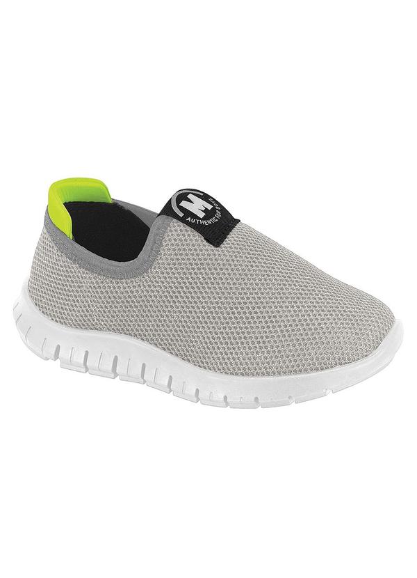 Tênis Molekinho Cinza Estilo Slip On