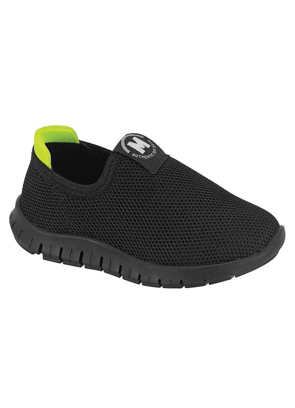 Tênis Molekinho Preto Estilo Slip On