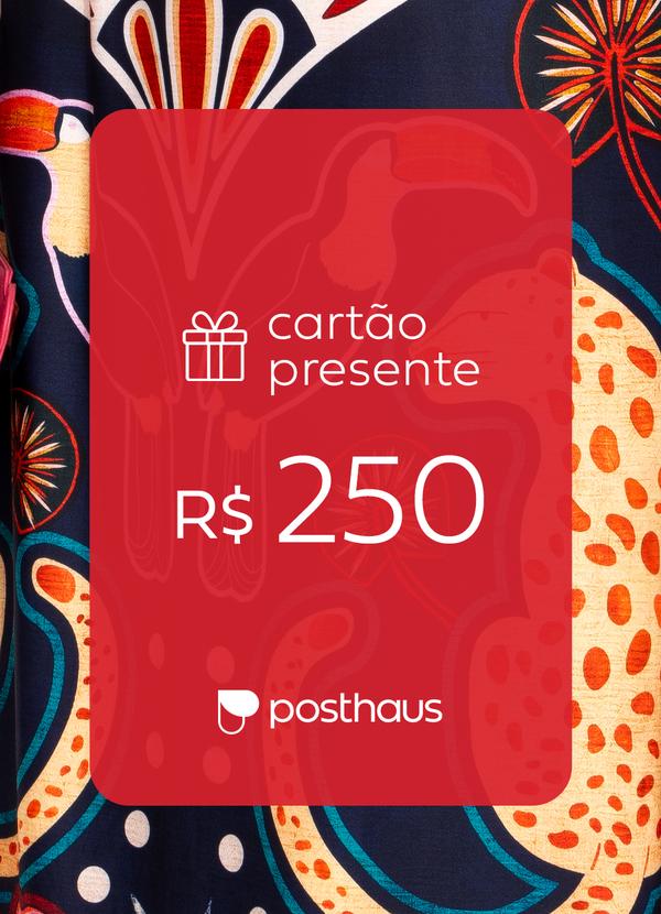 Vista 2 Cartão Presente R$ 250,00 Cartão Presente