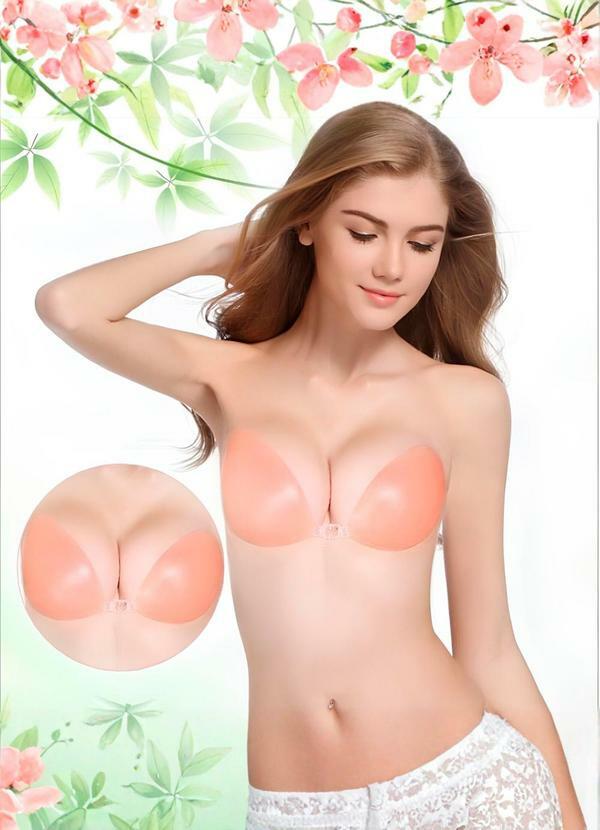 Sutiã Autocolante de Silicone Transparente