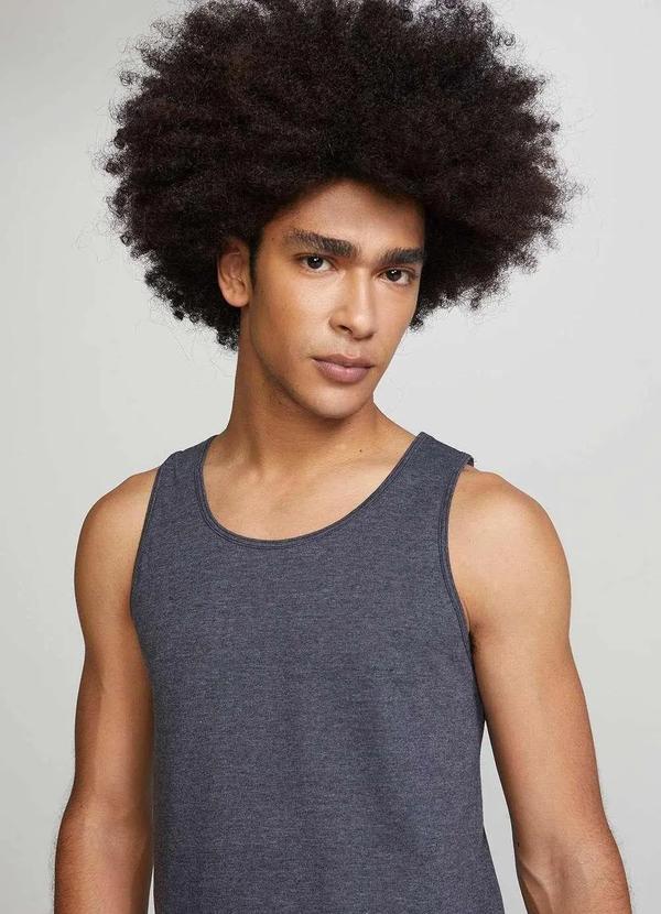 Vista 2 Regata Basica Masculina Slim Cinza Hering Hering