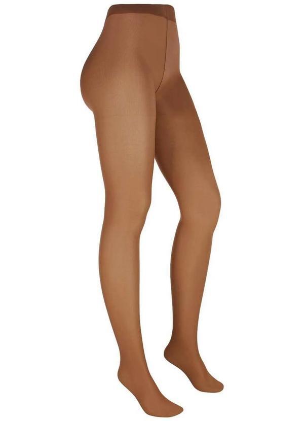 Vista 2 Meia Calça Fio 20 Europeu Trifil 6308 0215-Tabaco TRIFIL