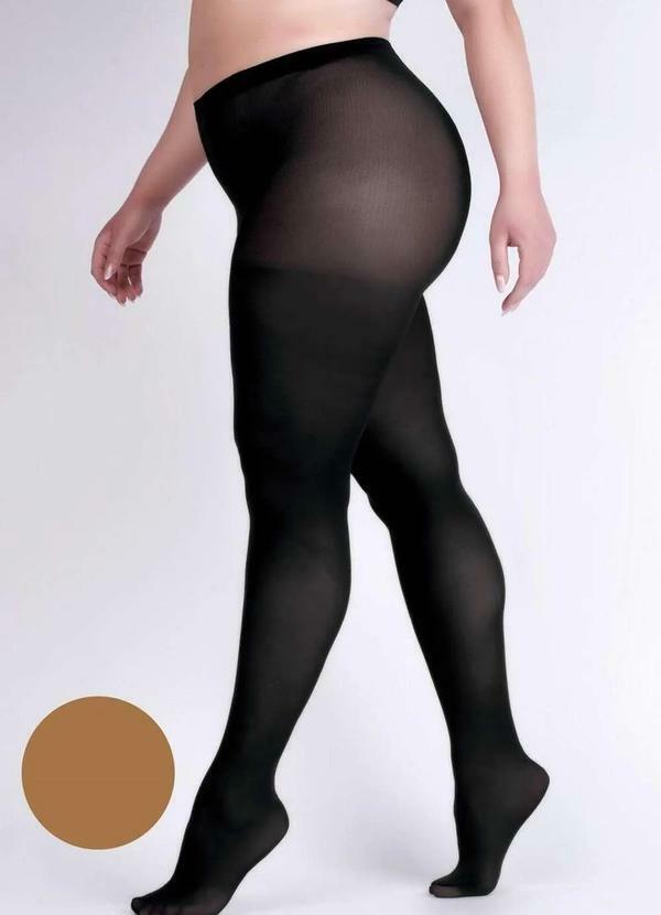 Meia Calça Fio 40 Opaca Plus Size Loba 5837-001