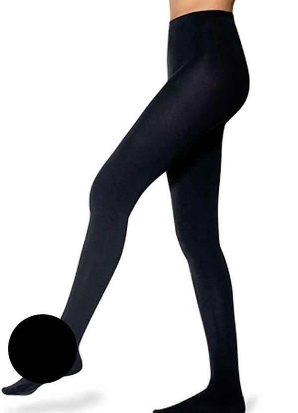 Meia Calça Fio 80 Lã Acrílica LobaPreto