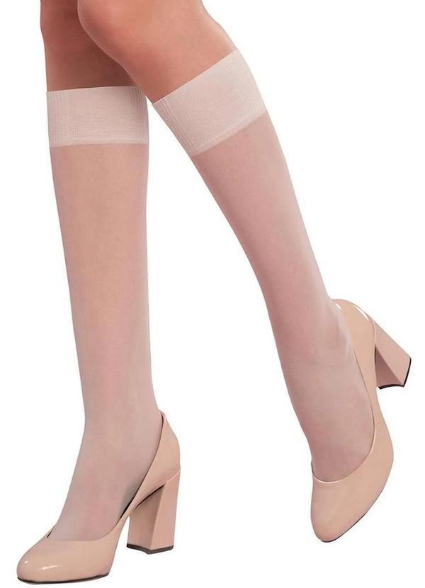 Vista 2 Meia 3/4 Fio 20 Loba 5510-001 6700-Natural-Peach Lupo Lupo