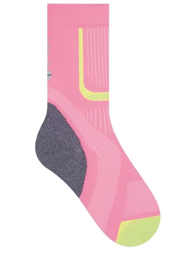 Vista 2 Meia Ciclismo Selene 4975-001 500-Rosa-Preto SELENE