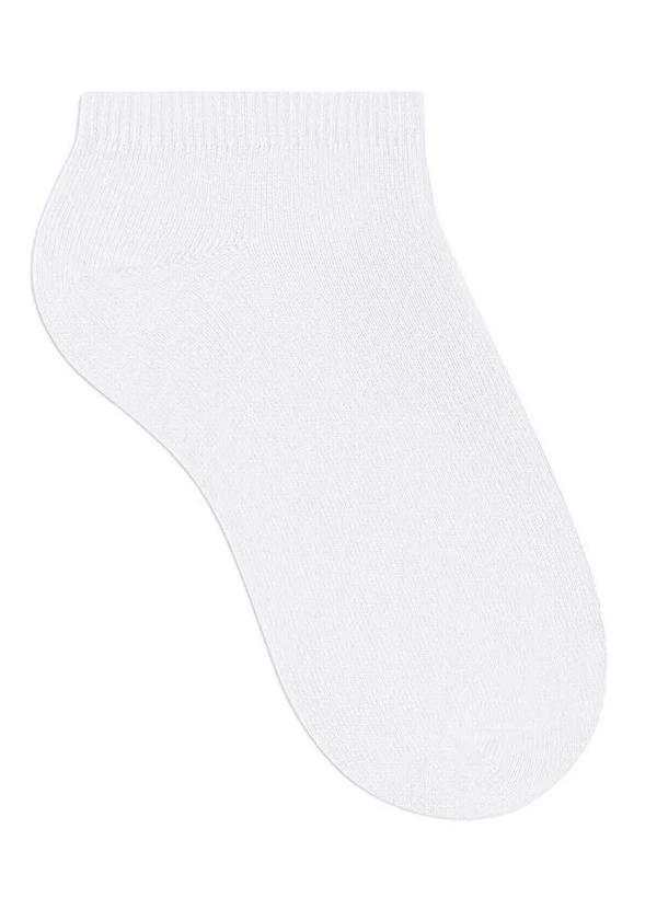 Vista 2 Meia Esportiva Cano Curto Selene 4000-001 500-Branco SELENE