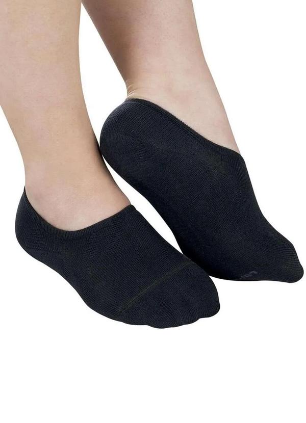 Meia Invisível Lupo 4270-002 9990-Preto
