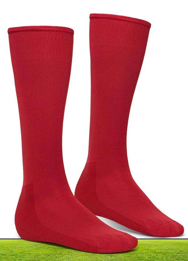 Vista 2 Meia Futebol Selene 4171-006 850-Vermelho SELENE
