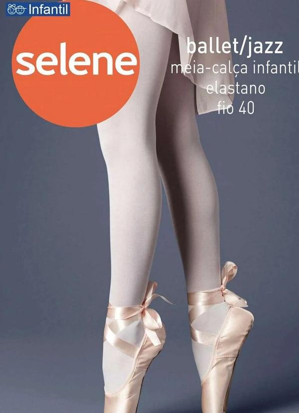 Vista 2 Meia Calça Infantil Fio 40 Ballet Selene 9580-001/002 824-Rosa SELENE