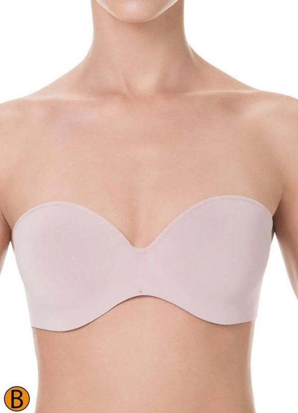 Sutiã Bustiê com Aro e Bojo Liz 51803 Taça B Blush
