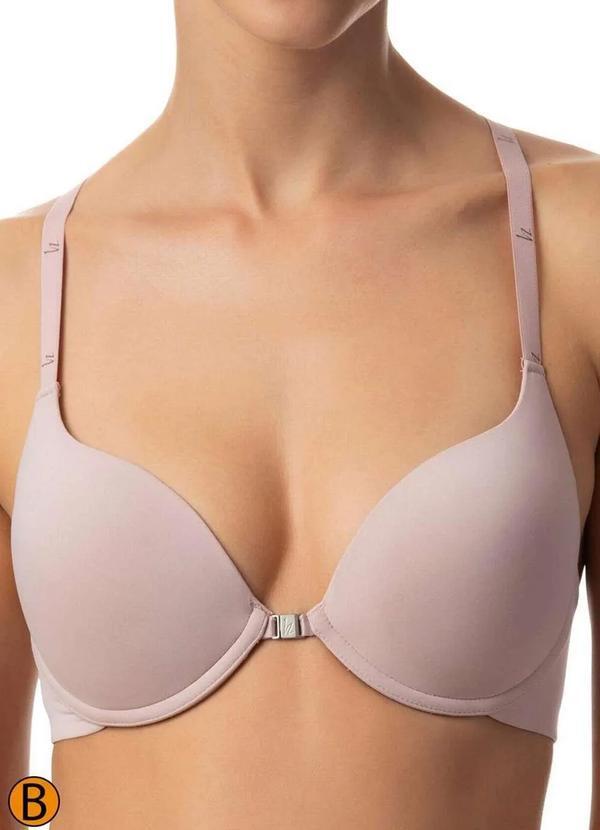 Vista 2 Sutiã com Aro e Bojo Push Up Liz 51385 Taça B 365-Blush Liz