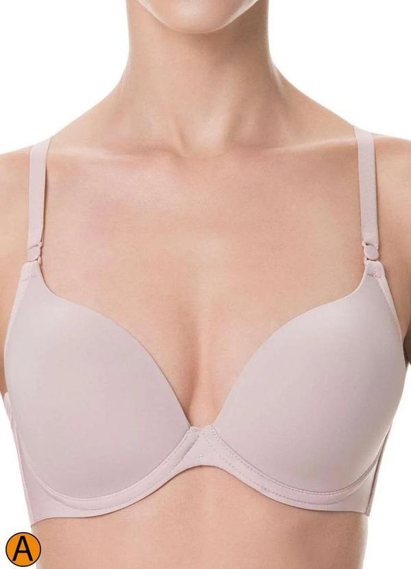 Sutiã com Aro e Bojo Push Up Liz 51690 Taça a Blush