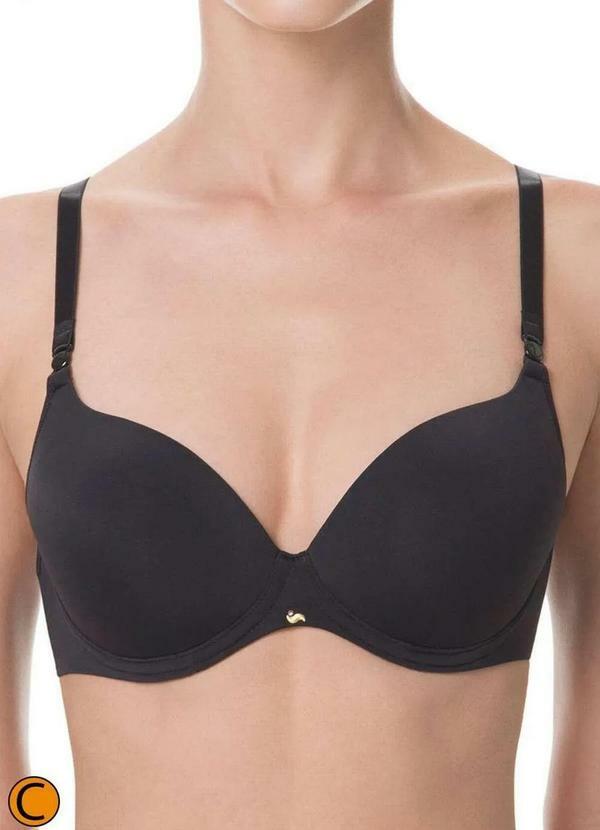 Sutiã com Aro e Bojo Push Up Liz 51805 Taça C