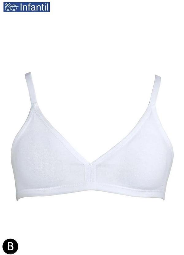 Vista 2 Sutiã sem Aro com Bojo Sanny 136336 1a-Branco Sanny