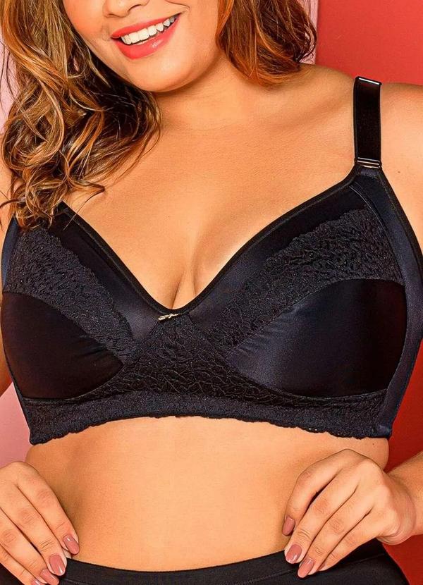 Sutiã sem Aro e sem Bojo Dilady 124131 Plus Size