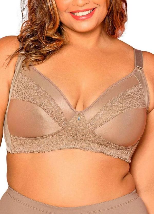 Sutiã sem Aro e sem Bojo Dilady 124131 Plus Size