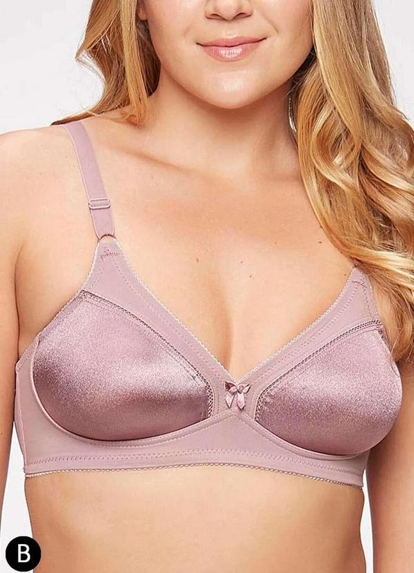 Sutiã sem Aro e sem Bojo N Triumph Compliment 24353 Taça B 77-Praliné