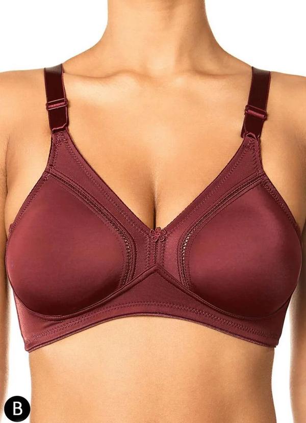 Sutiã Sustentação Gallard Control Vermelho Demillus 78808/78908 Taça B