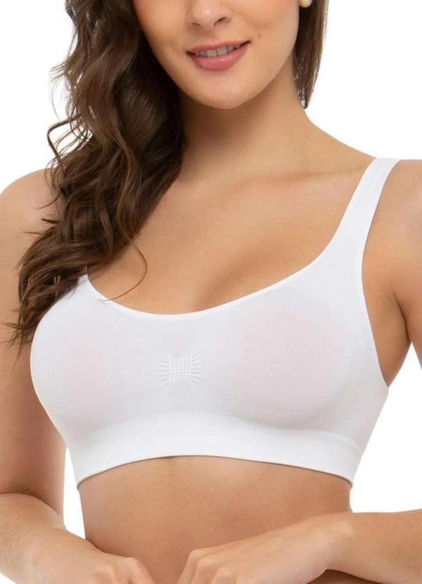 Vista 2 Top sem Aro e sem Bojo Trifil 0901 001-Branco TRIFIL