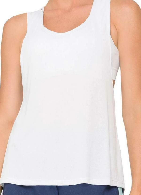 Camiseta Feminina Regata Selene 20855-001 500-Branco