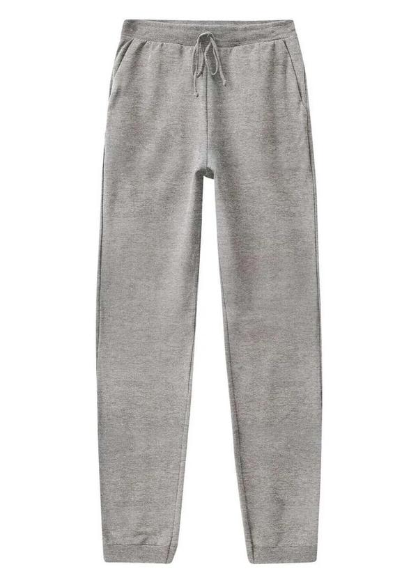 Calça Feminina Moletom Cinza