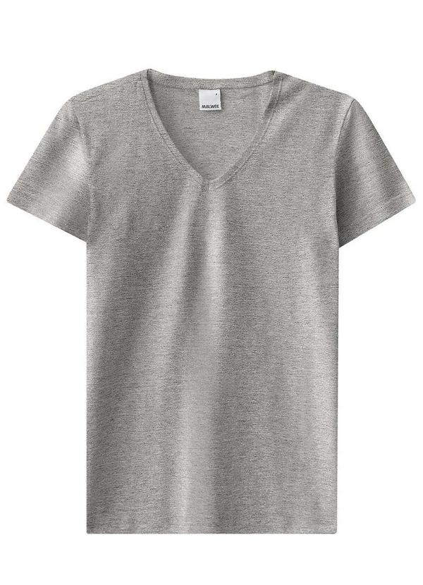 Camiseta Feminina Cinza