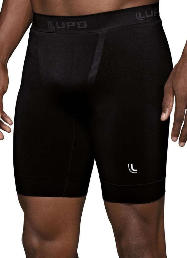Bermuda Masculina Térmica Antiviral Preto Lupo 70050-002