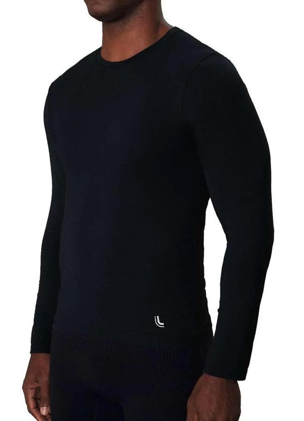 Camiseta Masculina Térmica Uv Preto Lupo 70632-001
