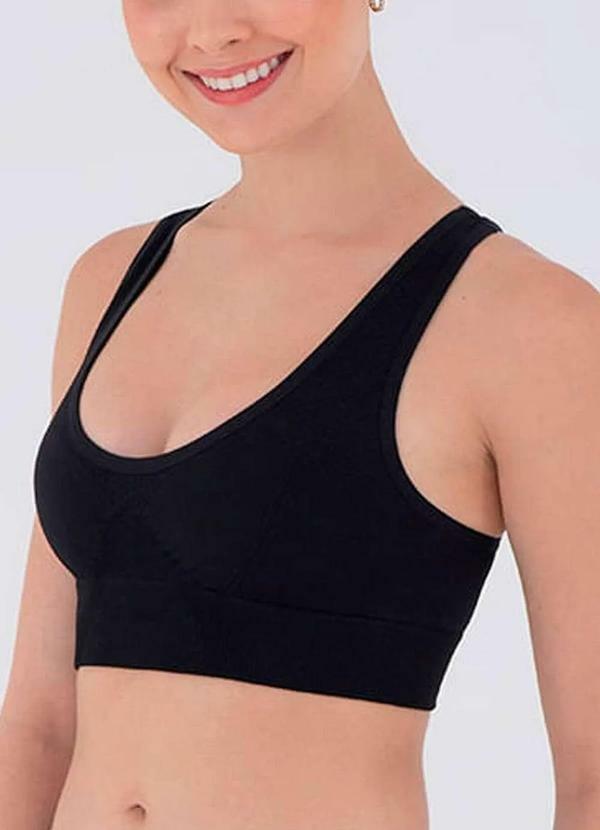 Top Feminino Nadador Preto Lupo 71403-002