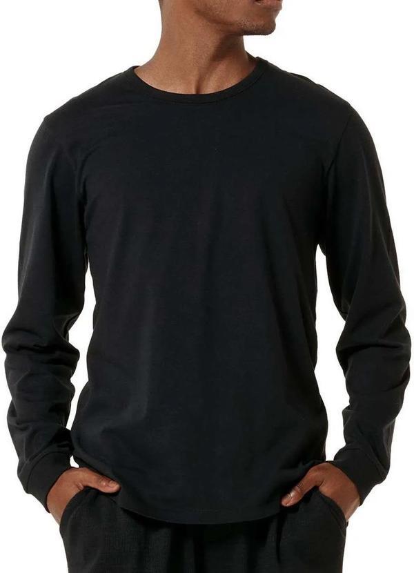 Vista 2 Camiseta Masculina Hering 204 N10-Preto Hering