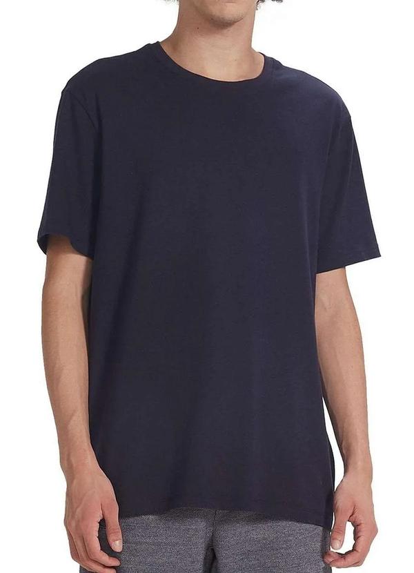 Camiseta Masculina Hering 0227 Ax7-Marinho