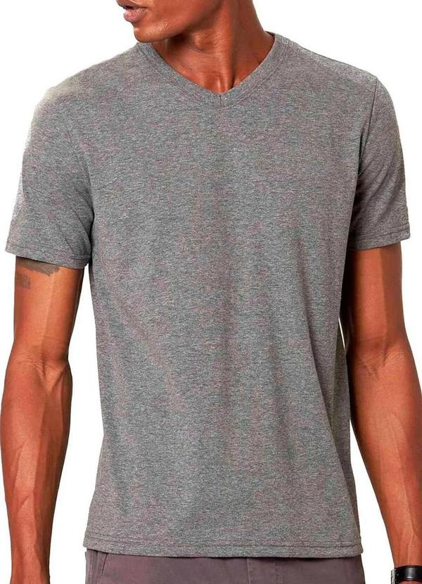 Camiseta Masculina Malwee 4422 60000-Grafite