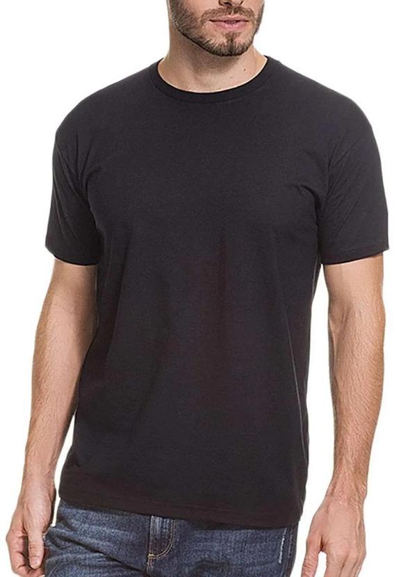 Camiseta Masculina Preto 00004-Preto