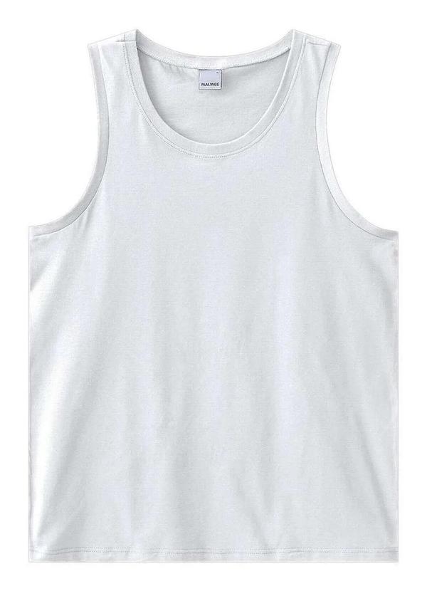 Camiseta Masculina Regata Branca 00001-Branca